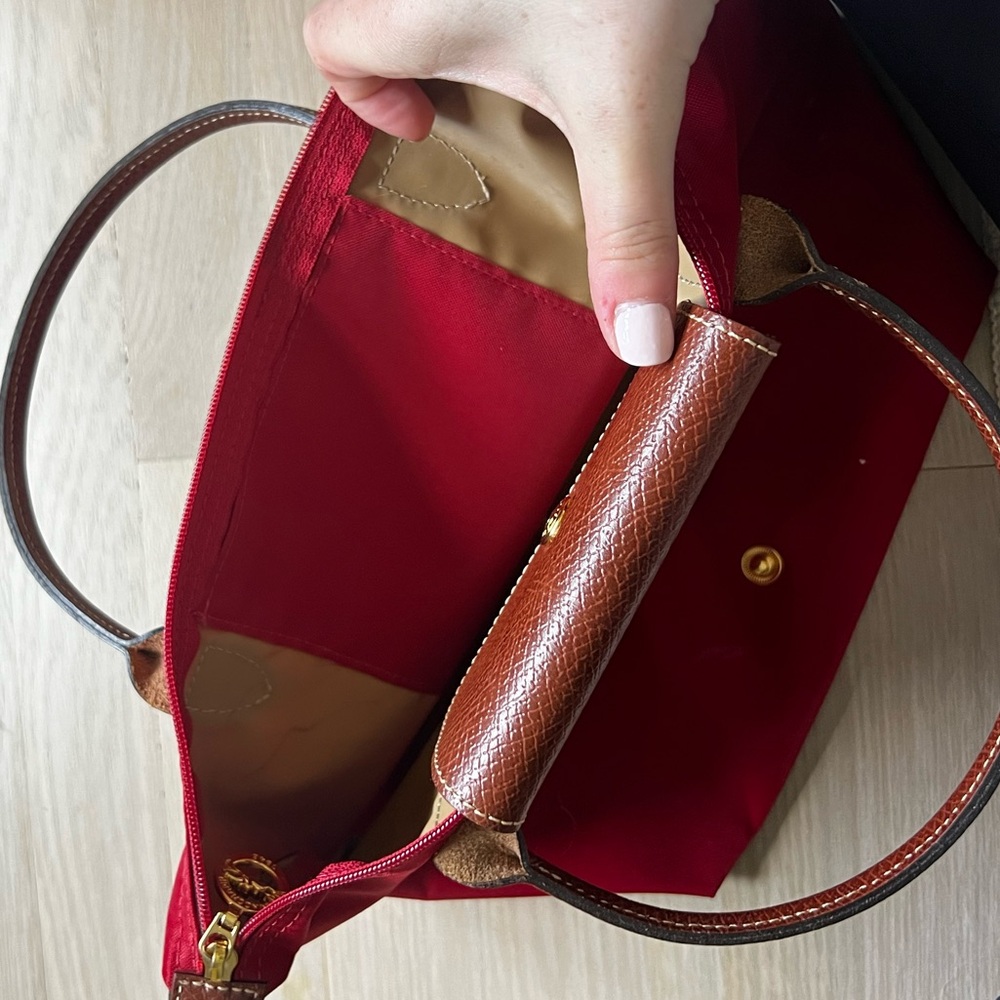 Longchamp Small Solid Nylon Bag - image 5